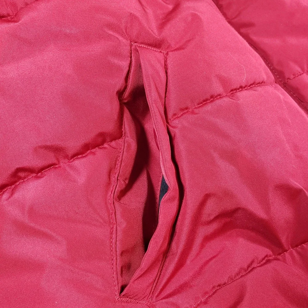 Jordan Puffer Vest Jacket Red Black Nike Air Logo‎ Hooded Boys Youth 13-15 Yrs